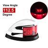 Sebnux Boat Navigation Light Red and Green LED Marine Navigation Boat Bow Light for Pontoon and Small Boat (Silver) view 2
