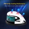 Sebnux Boat Navigation Light Red and Green LED Marine Navigation Boat Bow Light for Pontoon and Small Boat (Silver) view 3