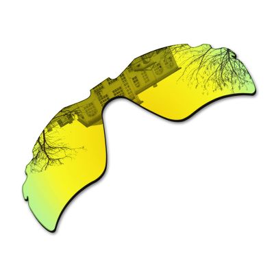 Millersawp Radar Path Vented Replacement Lenses for Oakley Sunglass, Polycarbonate Materials Lens-Gold Iridium