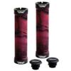 BW Chainline Grips  Dual Lock-On MTB Bike Handlebar Grips - Pink/Black view 2