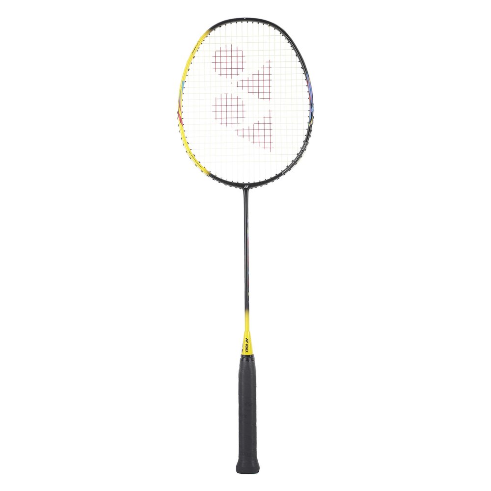 YONEX Graphite Badminton Racquet Astrox Lite Series (G4, 77 Grams, 30 lbs Tension) (Astrox 01 Yellow Black)