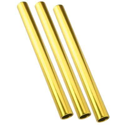 Relay Baton Track Baton,Aluminum Field Race Batons for Students Office Running Outdoor Field Race Tools(Gold)