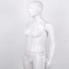 FEESHOW Womens Mesh Sheer Extreme Swimsuit Micro Brazilian Bikini Sets Halter Bra Top with G-String White One Size view 4