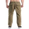 Men's Pull On Cargo Pants Elastic Waist Lightweight Chef Work Casual Lounge Srubs Slacks Soil Yellow Tag 4XL - US 40 view 2