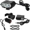 SafeLights Ultra Bright Rechargeable Bike Light Set, Powerful Bicycle Front Headlight, Easy to Install for Men Women Kids Road Mountain Cycling view 2