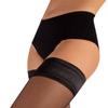 CALZITALY Sheer Hold Ups with Back Seam 15 DEN, Black | S to 4XL | Made in Italy (X-Large) view 4