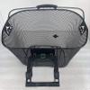 Bicycle Basket Quick Release for Electric Bikes and Non-Electric Bikes, Wide Cross BAR for Display, Wire Mesh, with Swing up Handle with Bracket. Color: Black view 3