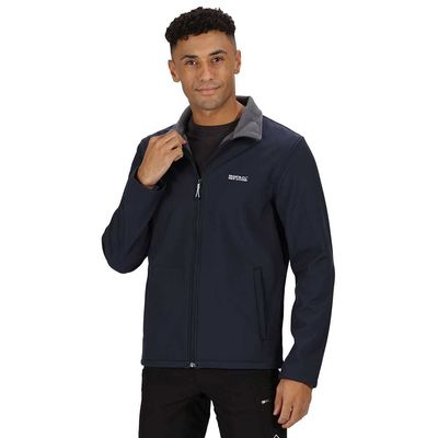 Regatta Mens Cera V Wind Resistant Soft Shell Jacket (3XL) (Navy)