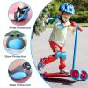 BOSONER Basic Kids Protective Gear: Kids Knee Pads and Elbow Pads with Wrist Guards Set for 3-15 Years - Design for Roller Skates, Cycling, BMX Bike, Skateboard, Inline Skating, Scooter Riding Sports view 3