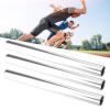 Relay Race Baton, 3 Pcs Aluminum Alloy Track and Field Relay Baton Sports Relay Race Baton Sports Game Props(Silver) view 3