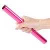Keenso Relay Race Baton, 3 Pcs Aluminum Alloy Track and Field Relay Baton Sports Relay Race Baton Sports Game Props(Pink) view 3