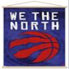 Trends International NBA Toronto Raptors-We The North 20 Wall Poster with Magnetic Frame, 22.375" x 34", Premium Print and Beechwood Hanger Bundle view 1