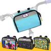 Po Campo Kids Bicycle Bag - Speedy Front Frame Bike Handlebar Bag  Fabric Bike Basket  Waterproof Front Mount Bag for Boys Girls Bike or Scooter Handle Bars  Converts to Crossbody Bag (Blast Blue) view 2