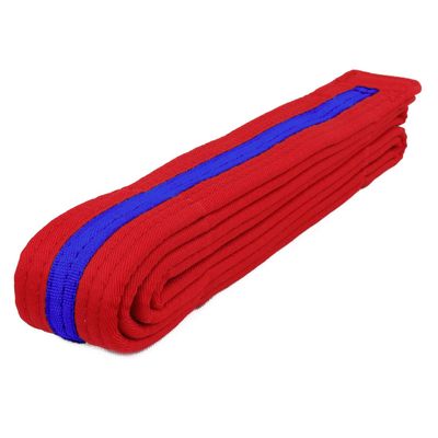 AAMA Martial Arts Belt Mixed Stripe Color Belts and Black Belts - Taekwondo Karate Judo