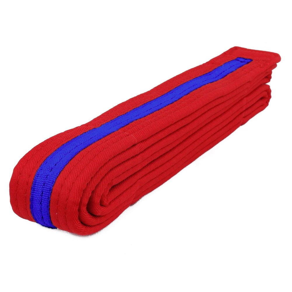 AAMA Martial Arts Belt Mixed Stripe Color Belts and Black Belts - Taekwondo Karate Judo
