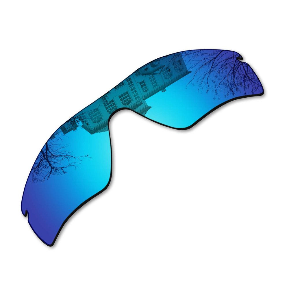 Millersawp Radar Path Replacement Lenses for Oakley Sunglass, Polycarbonate Materials Lens-Blue Iridium