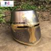 Armor Steel Crusader Helmet view 2