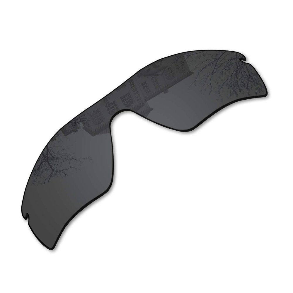 Millersawp Radar Path Replacement Lenses for Oakley Sunglass, Polycarbonate Materials Lens-Stealth Black
