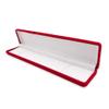 1 Qty - Premium Macaw-Red Flocked Velour Long Bracelet/Watch Jewelry Box view 3