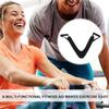 FAVOMOTO Back Crunch Strap - Ab Crunch Harness with Padding and 2 Handles Exercise Cable Machine Attachment Rope Abdominal Crunch Strap Triangle Chest Pull for Home Gym Equipment view 2