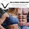 FAVOMOTO Back Crunch Strap - Ab Crunch Harness with Padding and 2 Handles Exercise Cable Machine Attachment Rope Abdominal Crunch Strap Triangle Chest Pull for Home Gym Equipment view 3
