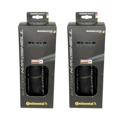 Continental Gatorskin Hardshell Black Edition Folding Tire Pair 700x25