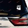 Arizona Flag Map Decal Sticker Vinyl US State - 2 Pack White, 3 Inches - No Background for Car Boat Laptop 01281 view 2