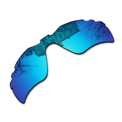 Millersawp Radar Path Vented Replacement Lenses for Oakley Sunglass, Polycarbonate Materials Lens-Blue Iridium