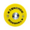 E.T.ENERGIC 35Lb Bumper Plate Odorless with 2" Opening Olympic Weight Plate with Hard Chrome Insert Strength Training view 1