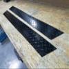J & O Carts Parts Fits YAMAHAA g14 to g22 Golf Cart Powder Coated Aluminum Diamond Plate Flat Sides view 1