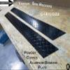 J & O Carts Parts Fits YAMAHAA g14 to g22 Golf Cart Powder Coated Aluminum Diamond Plate Flat Sides view 3