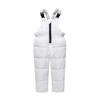 Letuwj Baby Girls Boys Winter Hooded Snowsuit Puffer Down Jacket with Snow Ski Bib Pants 2-Piece Set White 120cm view 4