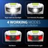 JORESTECH LED Headlamp Flashlight  IPX4 Water Resistant with 4 Modes for Camping, Hiking, Repairing, etc. (6, White) view 3