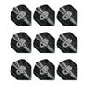 RED DRAGON Gerwyn Price Iceman World Champion Silver Logo Edition Dart Flights - 3 Sets per Pack (9 Flights in Total) view 1