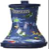 Hatley Boy's Printed Shiny Rain Boots, Creepy Cryptids, 4 US Toddler view 2