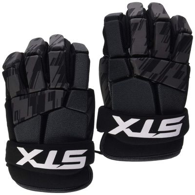 STX Lacrosse Stallion 75 Gloves, Black, XX Small, Pair