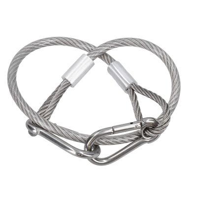 AB Tools Safety Strap for Anchor & Outboard Motor Aux Engine Bracket Stainless Steel