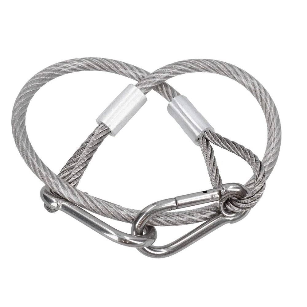 AB Tools Safety Strap for Anchor & Outboard Motor Aux Engine Bracket Stainless Steel