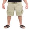 X RAY Mens Cargo Shorts Camo & Solid Colors 12.5" Inseam Knee Length Classic Fit Multi Pocket (Big and Tall Shorts for Men), Twill Taped Stone, 32 view 1