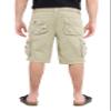 X RAY Mens Cargo Shorts Camo & Solid Colors 12.5" Inseam Knee Length Classic Fit Multi Pocket (Big and Tall Shorts for Men), Twill Taped Stone, 32 view 2