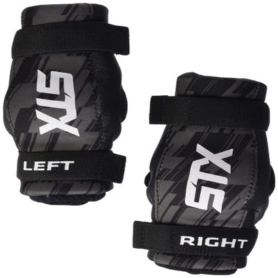 STX Lacrosse Stallion 75 Arm Pads, Black, Large, Pair