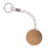 AB Tools 4PK 52mm Floating Cork Ball Keyring Key Float Boat Fishing Sailing Key Buoyant view 2