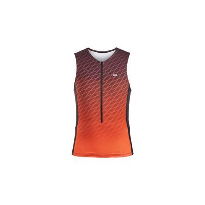 SUGOi Men's RPM Tri Tank (Red Urban, Medium)