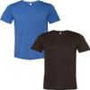 Bella Canvas Unisex Crew Neck Triblend Short Sleeve Tee (2-Pack) LRG-Royal-Espresso view 1