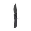 SOG Flash AT Daily Carry Ambidextrous Straight Pocket Folding Knife| Ergonomic Handle & Deep-Carry Clip | D2 Steel Blade, Urban Grey view 1