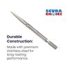Scuba Choice Palantic 6" Tricuspid Speartip for Spearfishing - Durable Stainless Steel 6mm Tip, Cold-Water and Ice Fishing Ready Precision Hunting Gear, Spear Gun Underwater Accessories view 3