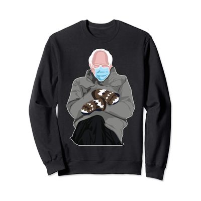 Bernie Sander and Mittens Meme Men Women Gift Sweatshirt