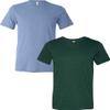 Bella Canvas Unisex Crew Neck Triblend Short Sleeve Tee (2-Pack) XL-Blue-Emerald view 1