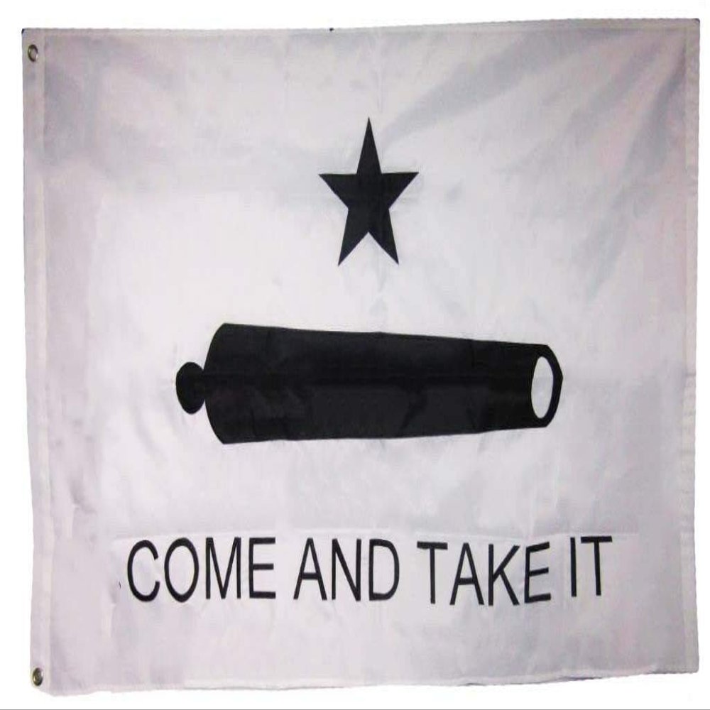 American Wholesale Superstore 12x18 Embroidered Gonzales Gonzalez Come and Take It 210D Nylon Boat Flag