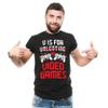 Vday Funny Shirt V is for Video Games Funny Valentines Day Gamer Gift T-Shirt X-Large Black view 1